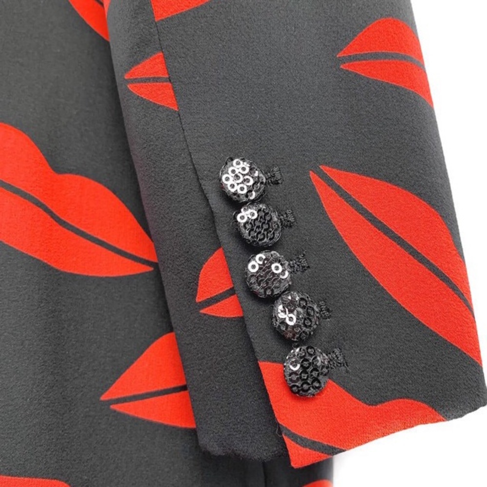 💋 Saint Laurent Lips Dress Size 6 - Picture 7 of 8
